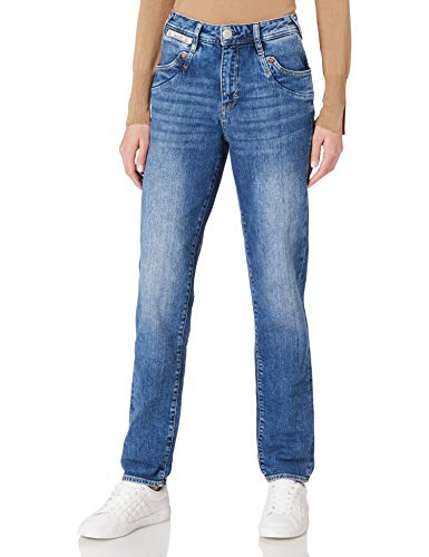 Herrlicher Damen Piper HI Conic Recycled Denim Jeans, Retro Marvel 869, W26/L30 von Herrlicher