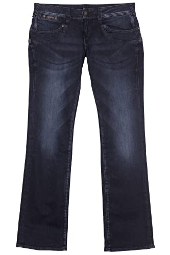Herrlicher Damen Piper Reused Denim Black Jeans, Crow L32, W25/L32 von Herrlicher
