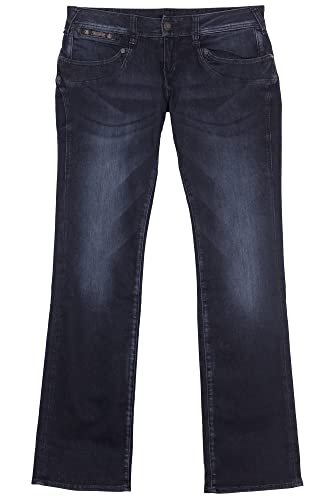 Herrlicher Damen Piper Reused Denim Black Jeans, Crow L32, W27/L32 von Herrlicher