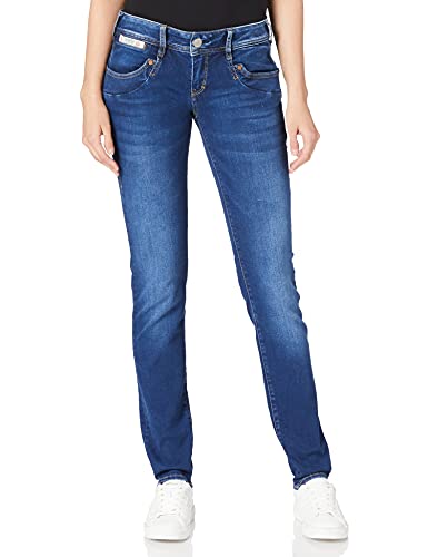 Herrlicher Damen Piper Slim Reused Denim Jeans, Winx 030, W26/L30 von Herrlicher