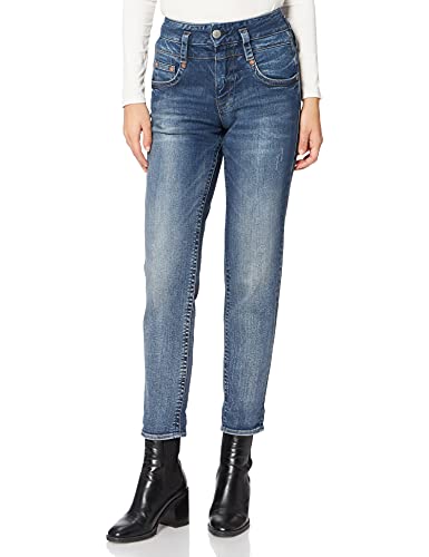 Herrlicher Damen Pitch HI Conic Recycled Denim Jeans, Authentic 056, W27/L32 von Herrlicher