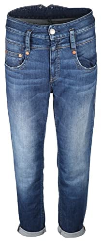 Herrlicher Damen Pitch Mom Denim Powerstretch Jeans, Blue Desire L30, W28/L32 von Herrlicher