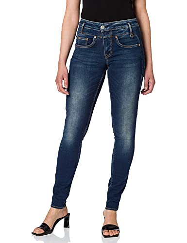 Herrlicher Damen Sharp Slim Denim Powerstretch Jeans, clean 051, W27/L30 von Herrlicher