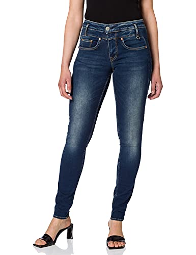 Herrlicher Damen Sharp Slim Denim Powerstretch Jeans, clean 051, W27/L32 von Herrlicher