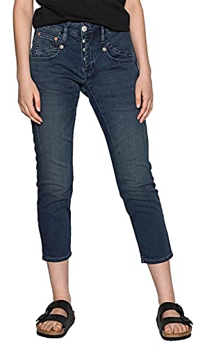 Herrlicher Damen Shyra Cropped Jogg Jeans, Blau (Admiral 816), W26 (Herstellergröße: 26) von Herrlicher