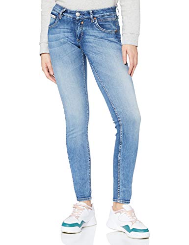 Herrlicher Damen Touch Slim Organic Denim Jeans, Faded Blue 666, W25/L30 von Herrlicher