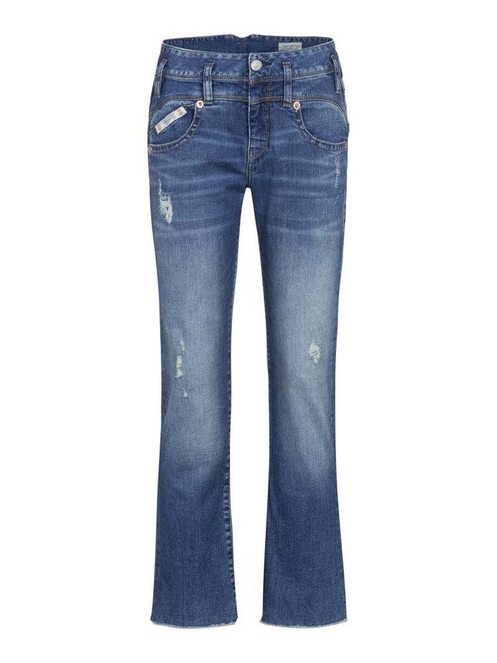 Herrlicher Destroyed-Jeans Pearl Boot Cropped Bootcut von Herrlicher