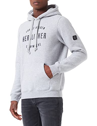 Herrlicher Herren Dale Sweat Kapuzenpullover, Campus 74, XL von Herrlicher