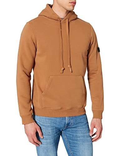 Herrlicher Herren Dale Sweat Uni Kapuzenpullover, Cosy Camel 238, XXXL von Herrlicher