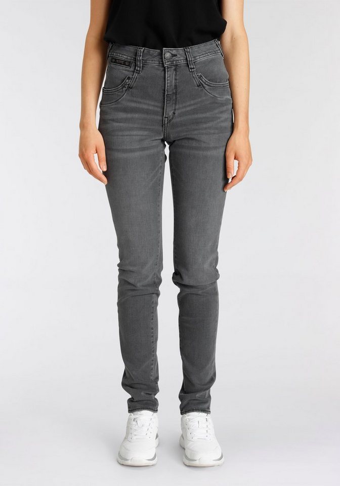 Herrlicher High-waist-Jeans PIPER HI SLIM DENIM CASHMERE TOUCH figurstreckender Beinverlauf, enge Passform von Herrlicher