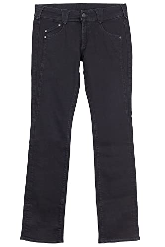 Herrlicher Jayden Stretchjeans Straight Fit Shaping Damen Denim, Farbe:schwarz, Hosengrößen:W29, Hosenlänge:L34 von Herrlicher