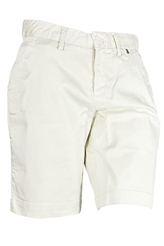 Herrlicher Lovely Shorts Chino Bermuda Kurze Hose Damen Straight Fit Stretch, Farbe:beige, Hosengrößen:W26 von Herrlicher