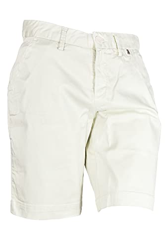 Herrlicher Lovely Shorts Chino Bermuda Kurze Hose Damen Straight Fit Stretch, Farbe:beige, Hosengrößen:W28 von Herrlicher