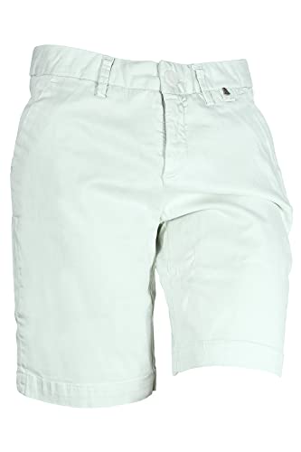 Herrlicher Lovely Shorts Chino Bermuda Kurze Hose Damen Straight Fit Stretch, Farbe:mintgrün, Hosengrößen:W26 von Herrlicher