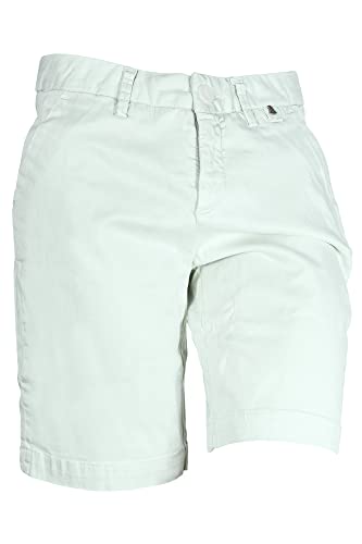 Herrlicher Lovely Shorts Chino Bermuda Kurze Hose Damen Straight Fit Stretch, Farbe:mintgrün, Hosengrößen:W27 von Herrlicher
