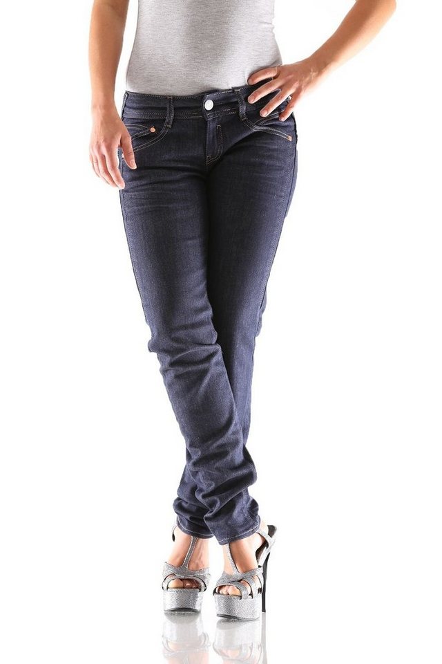 Herrlicher Slim-fit-Jeans Herrlicher Gila Slim Powerstretch D9180 026 Damen Jeans Hose von Herrlicher