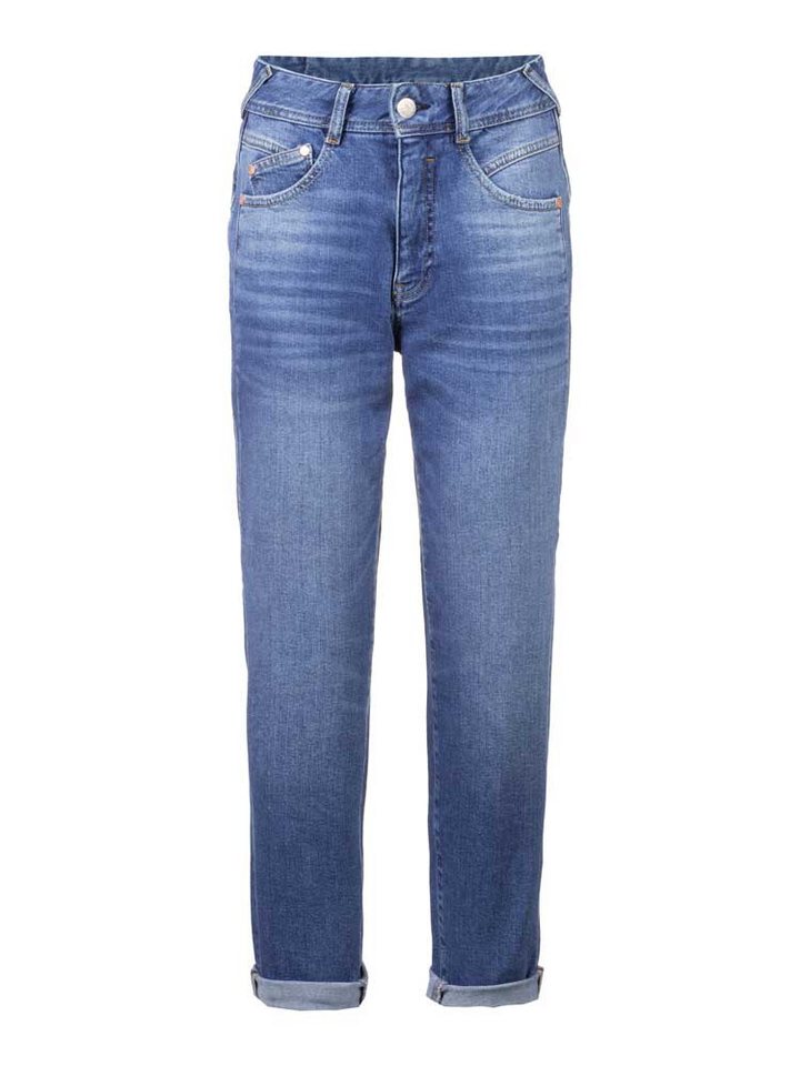 Herrlicher Stretch-Jeans HERRLICHER GILA HI Conic Recycled Denim blue grass 5579-RD105-785 von Herrlicher