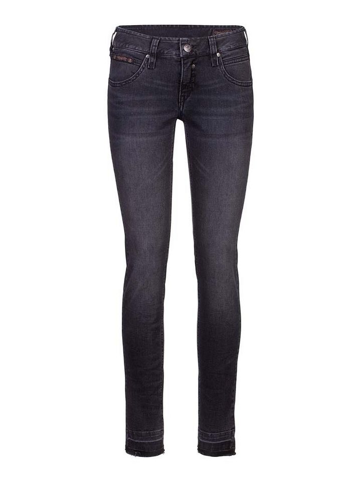 Herrlicher Stretch-Jeans HERRLICHER TOUCH Cropped Denim Cashmere Touch black inox 5320-DB020-09 von Herrlicher