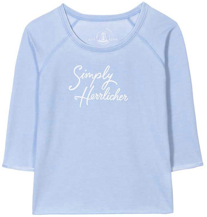 Herrlicher Sweater ANGELIKA mit Logo-Statement Stickerei "Simply Herrlicher" von Herrlicher