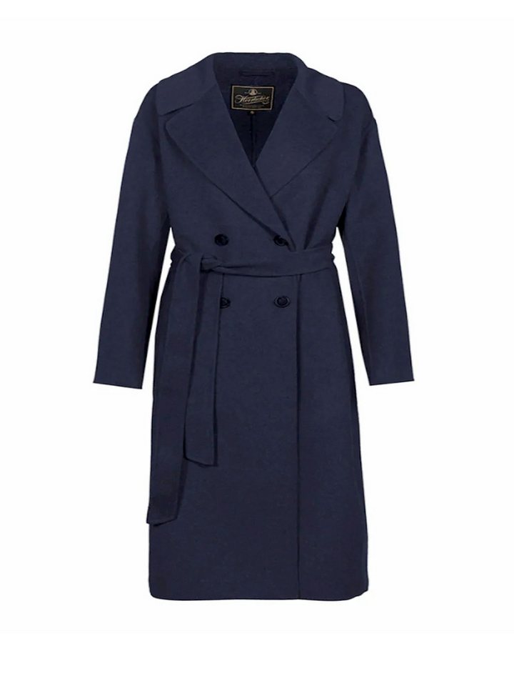 Herrlicher Wollmantel Jiliane Coat Navy von Herrlicher