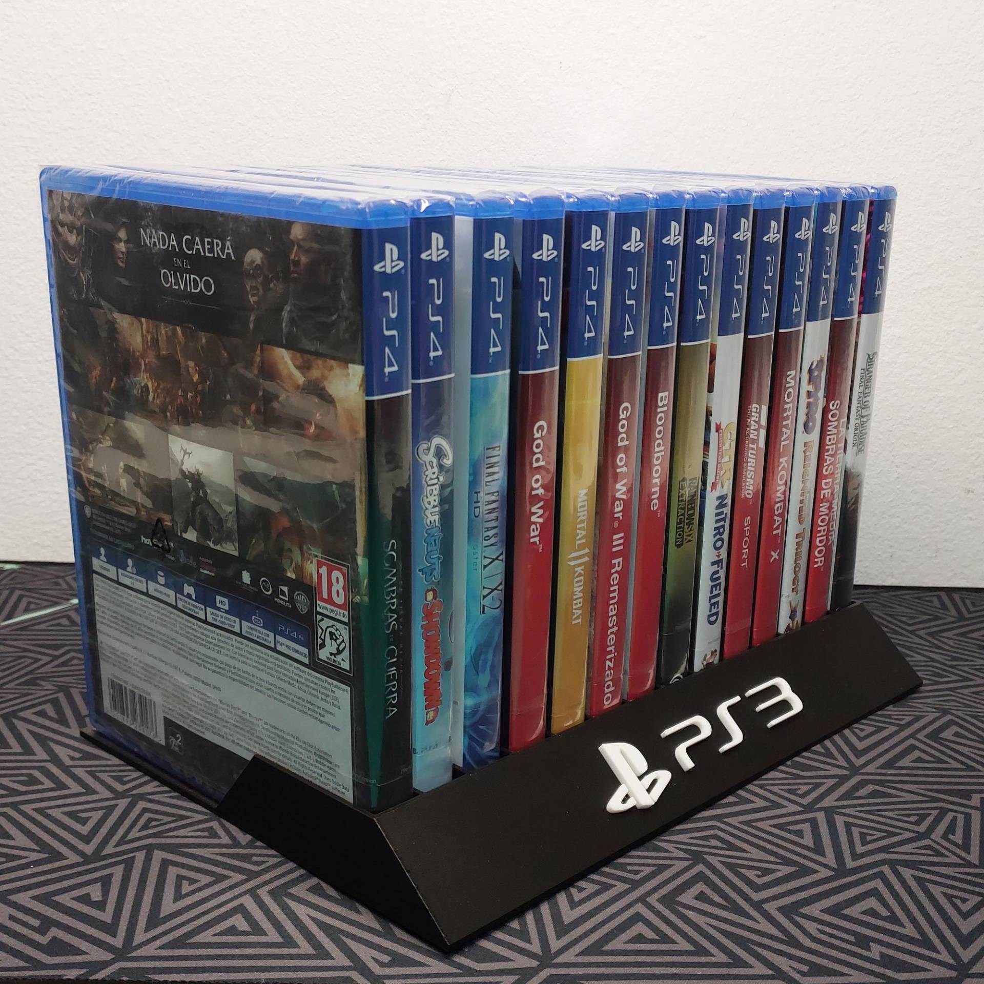 Spielenständer, Aufsteller 3D-Druck Für 8, 10, 12, 14 Und 15 Spielen - Sony Ps3 Spielenständer, Aufsteller 3D-Druck Für 8, 10, 12, 14 Und 15 Spielen - Sony Ps3 von Herrtipps