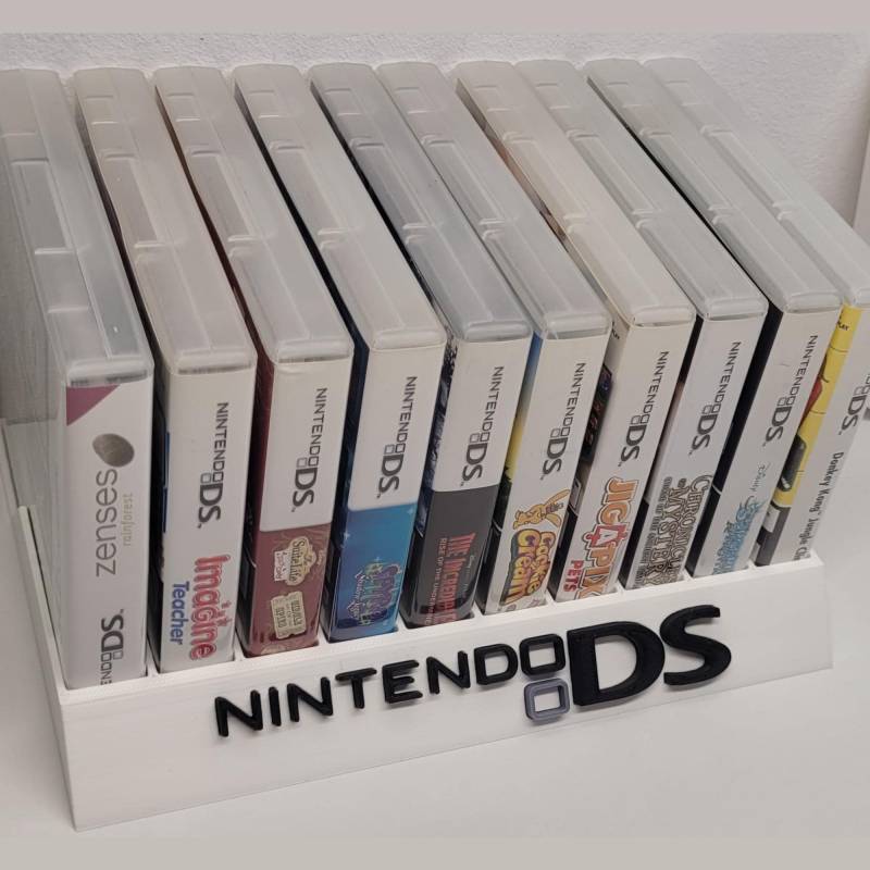 Spielenständer, Aufsteller 3D-Druck Für 10 Spielen - Nintendo Ds Spielenständer, Aufsteller 3D-Druck Für 10 Spielen - Nintendo Ds von Herrtipps