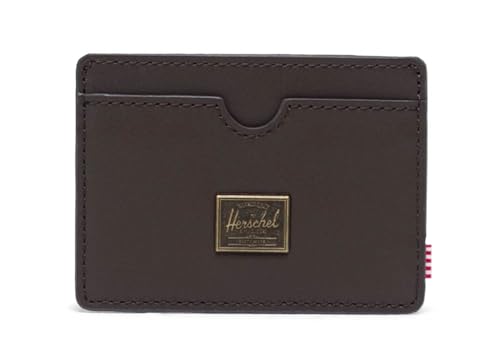 HERSCHEL 10845-04123 Charlie Leather RFID Brown Unisex - Erwachsene Accessoires Einheitsgröße von Herschel