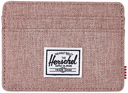 Herschel Geldbörsen Charlie RFID, Ash Rose Crosshatch, Kreuzschraffur aus Eschenholz, Einheitsgröße, Charlie RFID von Herschel