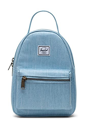 Herschel Damen Nova Mini Rucksack, Light Denim Crosshatch, One Size von Herschel