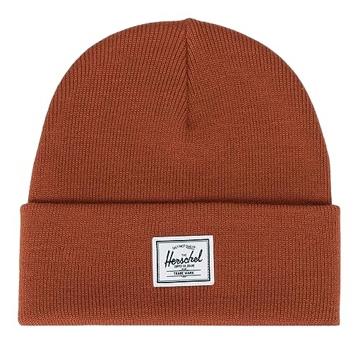 Herschel Elmer Beanie 50152-05889, Unisex Beannie, orange, One Size EU von Herschel