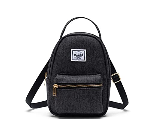 Herschel Nova Schultertasche 10 cm black crosshatch von Herschel