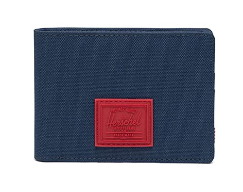 Herschel Roy Rubber RFID Wallet Navy/Red von Herschel