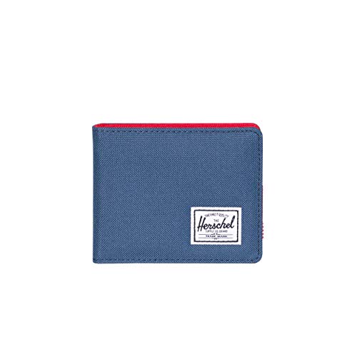 Herschel Supply Company Roy + Coin RFID, Marineblau/Rot, Taglia Unica von Herschel