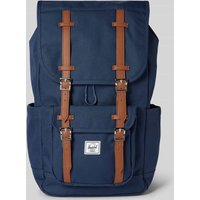 Herschel Rucksack mit Label-Patch Modell 'Little America™' in Marine, Größe One Size von Herschel