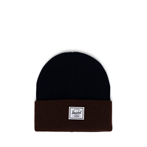 Herschel Unisex-Erwachsene Elmer Beanie, Peacoat/Chicorée-Kaffee, One Size Herschel Unisex-Erwachsene Elmer Beanie, Peacoat/Chicorée-Kaffee, One Size von Herschel