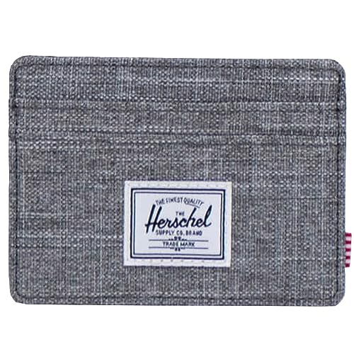 Herschel Unisex Charlie Cardholder Wallet, Raven Crosshatch von Herschel