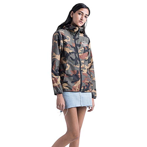 Herschel Women's Voyage Wind Woodland Camo/White Classic Logo - S von Herschel