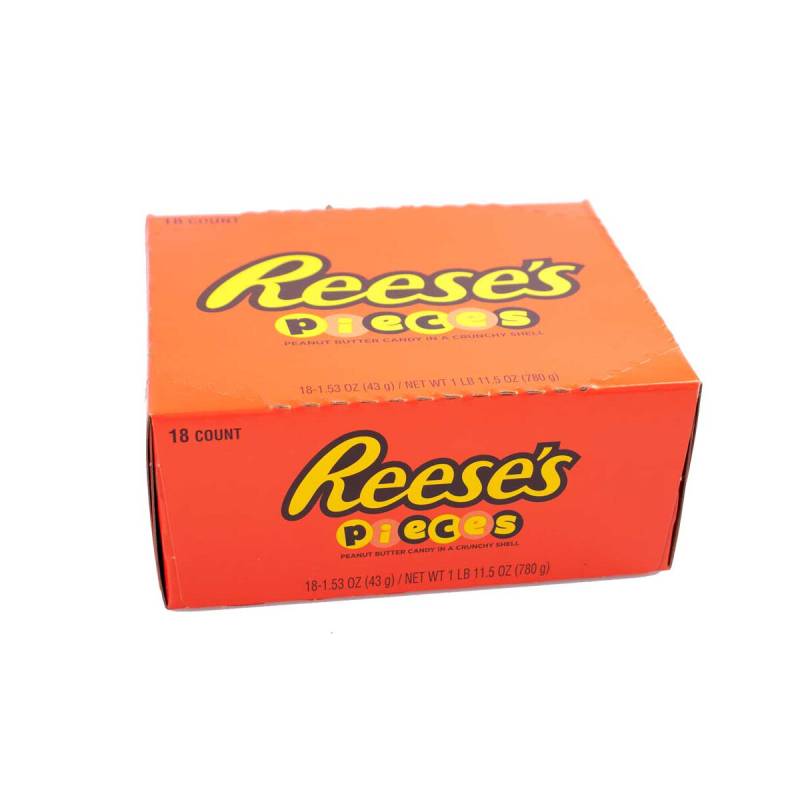 26,31 €/kg 18er Karton Reeses Pieces, Erdnussbutter Schokolinsen von Hershey's