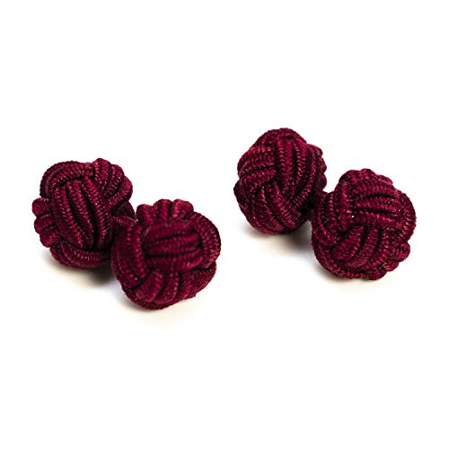 1 Paar Manschettenknöpfe Seidenknoten Knoten Knötchen Bordeauxrot einfarbig hochwertig Stoffknoten Cufflinks Gentleman Umschlagmanschette Manschette dehnbar London Style 1 Paar Manschettenknöpfe Seidenknoten Knoten Knötchen Bordeauxrot einfarbig hochwertig Stoffknoten Cufflinks Gentleman Umschlagmanschette Manschette dehnbar London Style von Hersteller: Bull & Drake