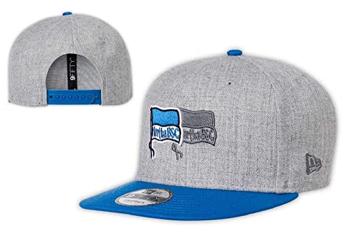 Hertha BSC Berlin Cap Flat - Doppellogo - Gr. S/M Flatcap grau/blau Kappe Basecap Cap Schildmütze HBSCB - Plus Lesezeichen I Love Berlin von Hertha BSC