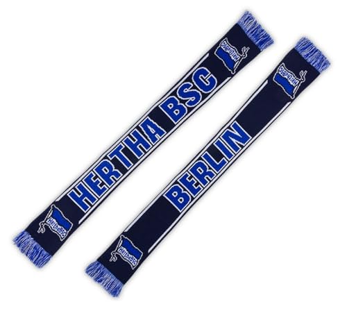 Hertha BSC Berlin Schal - Glitzer - Fanschal HBSCB - plus Lesezeichen I love Berlin von Hertha BSC