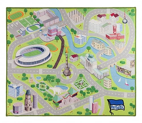Hertha BSC Berlin Spielteppich 100x120 cm Straßenteppich Spieleteppich - Plus Lesezeichen I Love Berlin Hertha BSC Berlin Spielteppich 100x120 cm Straßenteppich Spieleteppich - Plus Lesezeichen I Love Berlin von Hertha BSC