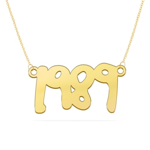 Herton TS Album Song Titel Halskette damen, Tay Inspirierte Halskette Schlüsselbeinkette Charms für Swiftie Musikliebhaber, Sänger Fans Geschenke Musik Schmuck Geburtstag (1989) von Herton