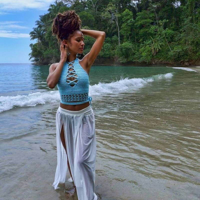 Häkelpyramide Spitzentop von HerueKnits