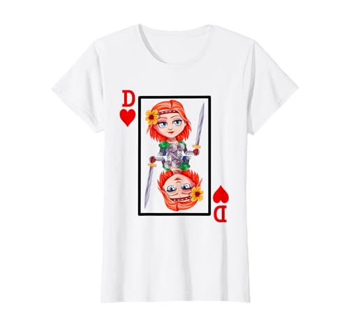 Damen Outfit Herz Dame Kostüm für Karneval oder Helloween T-Shirt Damen Outfit Herz Dame Kostüm für Karneval oder Helloween T-Shirt von Herz Dame Kostüm coole Verkleidung