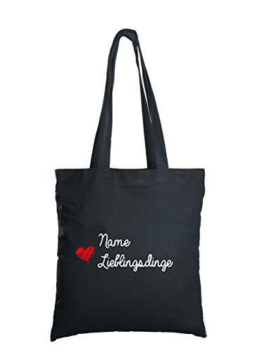 Herz & Heim® Lieblingsdinge Beutel mit Ihrem Wunschnamen bedruckt von Herz & Heim