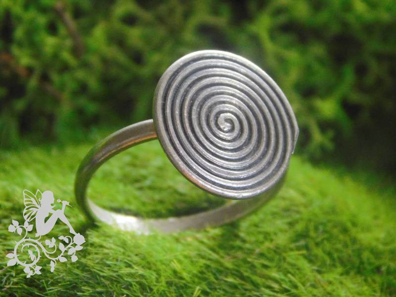 Silberring Spirale von HerzArtShop
