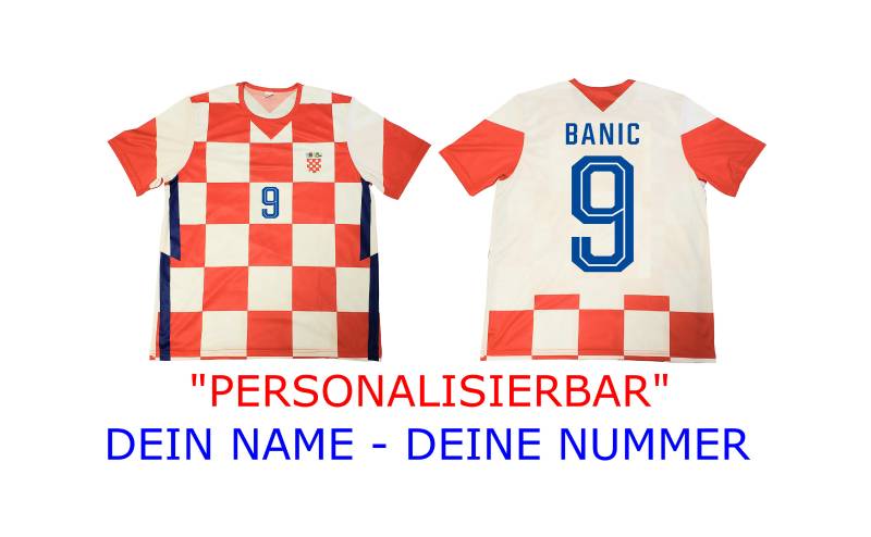 Kroatien Fußball Trikot Kinder Personalisierte Geschenkidee_0015A von HerzJesu