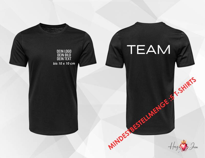 Unisex T-Shirt Personalisierbar Mit Logo Werbeartikel Arbeitskleidung Wappen_05A Unisex T-Shirt Personalisierbar Mit Logo Werbeartikel Arbeitskleidung Wappen_05A von HerzJesu