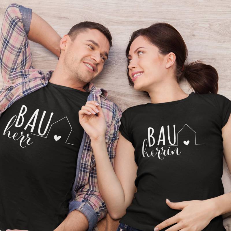 T-Shirt Bauherren Bauherrin Einzug Geschenk von HerzMomenteGeschenke